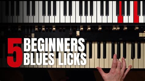 Easy Hammond Organ Blues Licks For Beginners Youtube