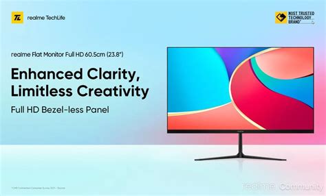 realme выпустила плоский монитор Flat Monitor FHD - MegaObzor
