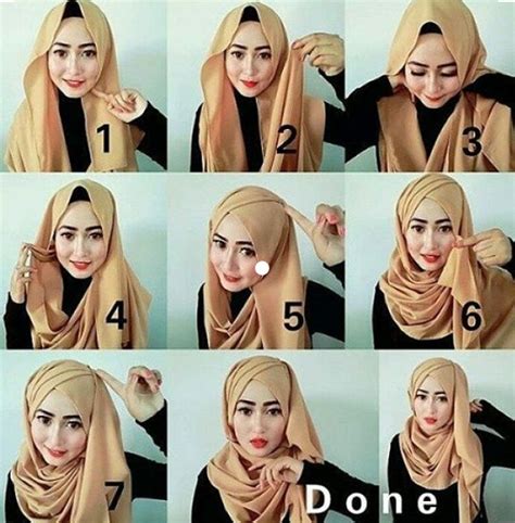 Tutorial Hijab Satin Simple Untuk Wisuda Ragam Muslim