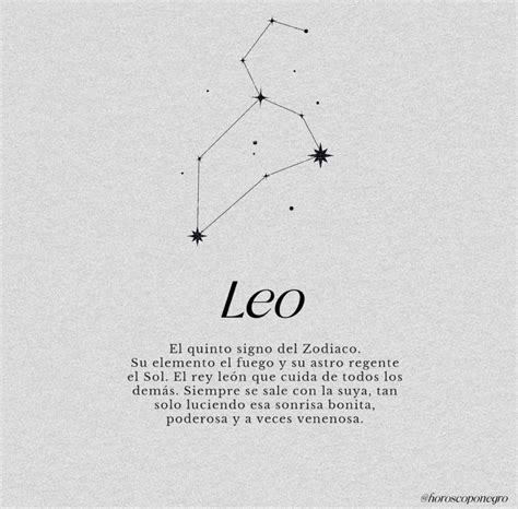 Zodiaco Leo ♌️ Constelación Leo Tatuajes De Leo Géminis Y Leo