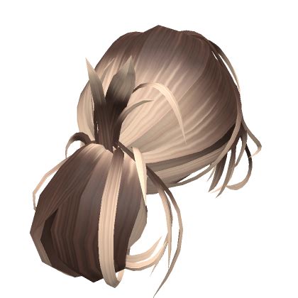 Messy Lush Grunge Low Bun Brown To Blonde Roblox Item Rolimon S