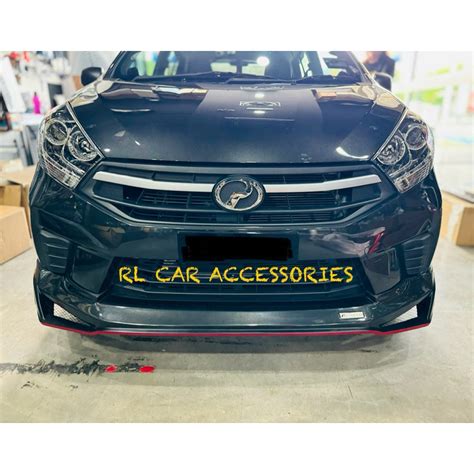 Perodua Axia G Spec Drive Bodykit Body Kit Front Side