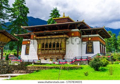 thimphu bhutan october  pangri zampa stock photo