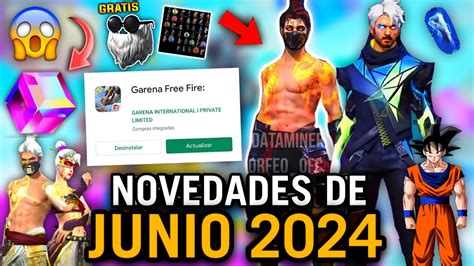 NOVEDADES EVENTOS Y COSAS Que LLEGAN En JUNIO 2024 A FREE FIRE