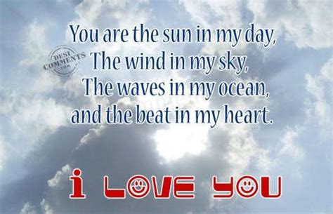 You are the sun in my day - Desi Comments