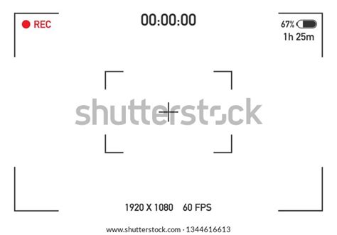 camera view viewing images visual screen stock vector royalty