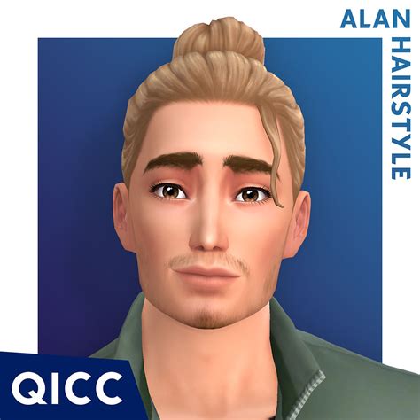 Alan Hair Sims 4 Maxis Match Cc