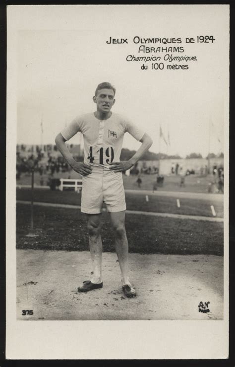 Real Photo – ‘Paris Olympics – Harold Abrahams 100m Gold Medalist ...