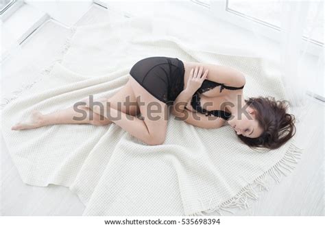 Beautiful Sexy Brunette Woman Sleeping Erotic Stock Photo 535698394 Shutterstock
