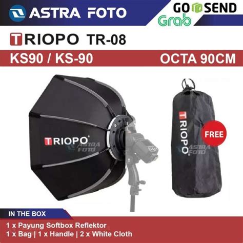 Jual Triopo Ks90 Ks 90 Softbox Flash Octagonal Diameter 90cm