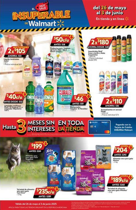 Folleto Walmart Hot Sale 2025 Ofertas En Abarrotes Al 3 De Junio 2025