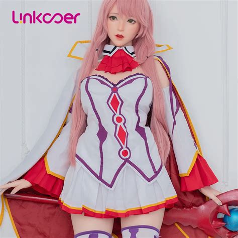Linkooer Cm Sex Doll Anime Cosplay Full Silicone Body Heads Realistic Male Masturbator Toy