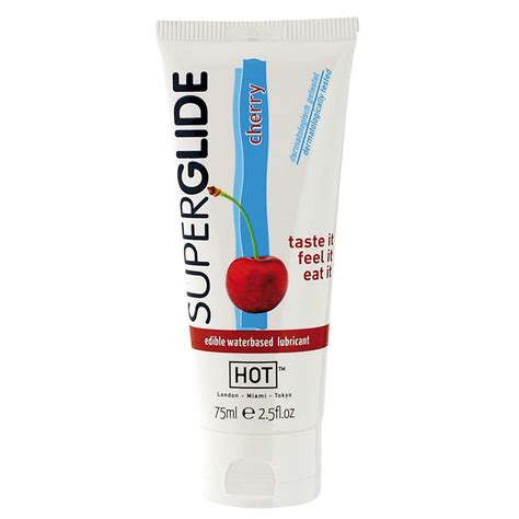 El Hot Superglide Cherry Ml Edible Lubricant Waterbased Arena Pl