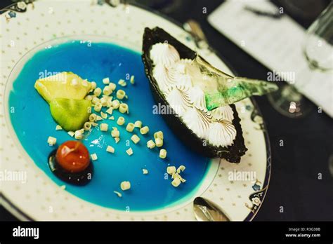 Cold Desserts And Wedding Cakes Stock Photo Alamy
