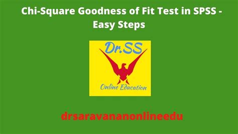 Chi Square Goodness Of Fit Test In Spss Easy Steps Youtube