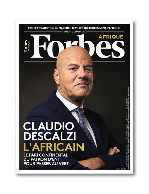 Claudio Descalzi - Forbs Africa | Gabriele Seghizzi