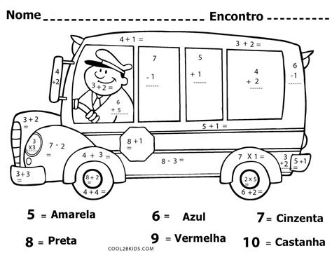Atividade De Matematica Para Pintar - 10