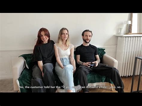 Trío amateur Dos diosas francesas comparten un chico afortunado Subtítulos en inglés