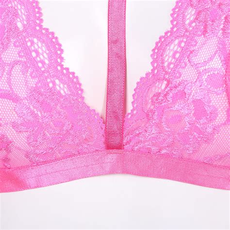 Sexy Women Lace Floral Bra Hollow Out Open Nipple Bralette Lingerie Nightwear EBay