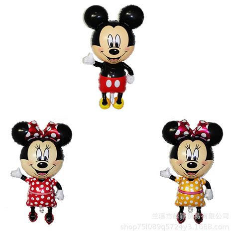 Mickey Minnie Mouse Christmas Inflatable Hot Air Balloon Decor 112cm WeFlatables