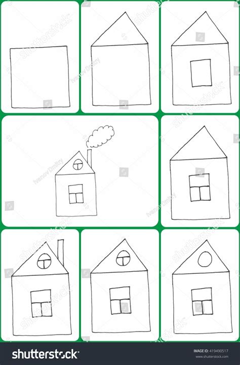 House Drawing Easy Step By Step / This is a great drawing tutorial for ...