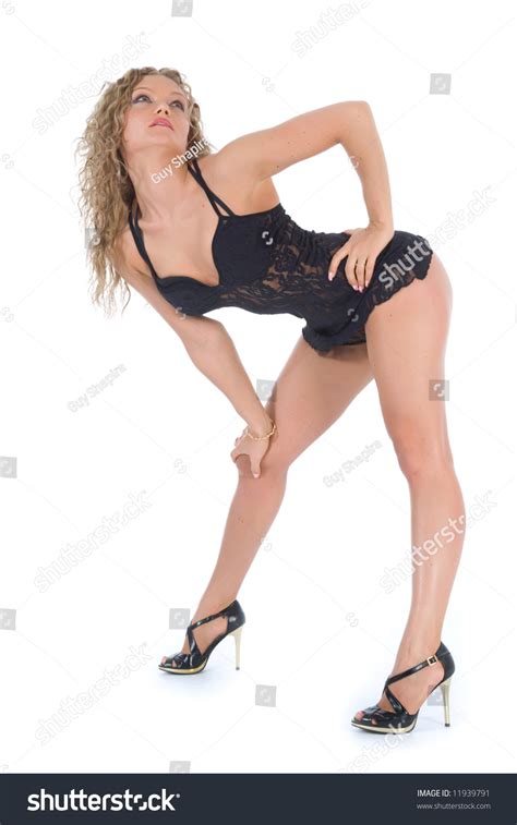 Portrait Nude Blonde Blue Eyes On Stock Photo Shutterstock