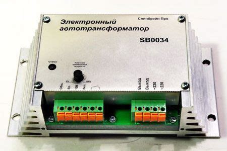 Тиристорный регулятор мощности для электродвигателя