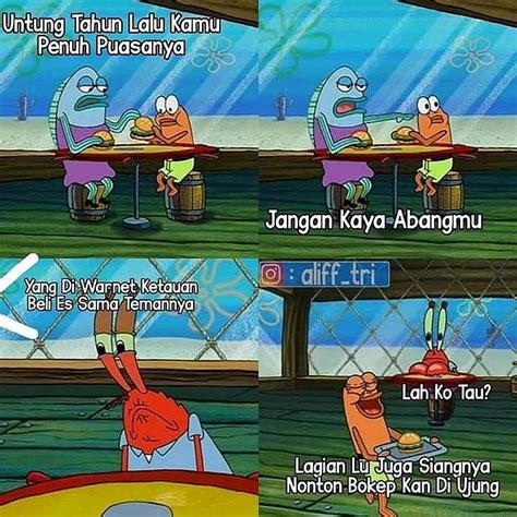 Potret Kocak Warga Bikini Bottom Jalani Puasa Ramadan Squidward Kuat Nahan Emosinya Nggak Ya