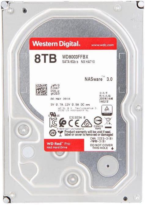 Жесткий диск Western Digital Red Pro NAS 8TB 7200rpm 256MB WD8003FFBX 3 ...
