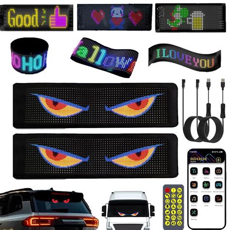 Upgrade Devil Eyes Light for Cars DIY Dynamic Windshield Eyes Animated