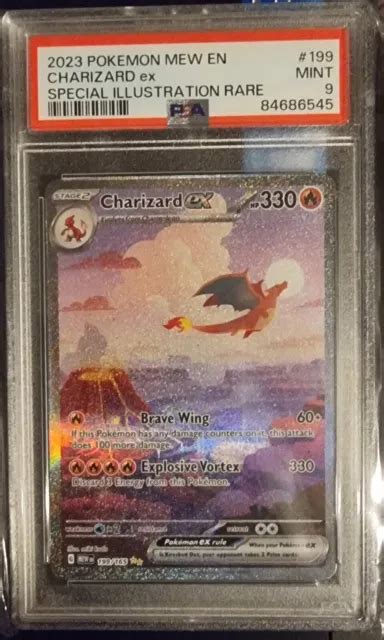 Charizard Ex Special Illustration Rare 2023 Pokemon Mew En 199 Mint