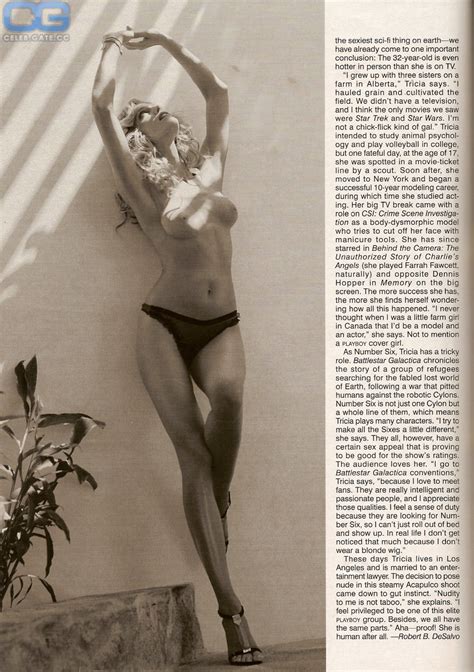 Tricia Helfer Nude Pictures Onlyfans Leaks Playboy Photos Sex Scene Uncensored