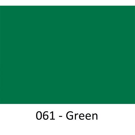1260mm Wide Oracal 551 Series High Performance Cal Vinyl - Green 061