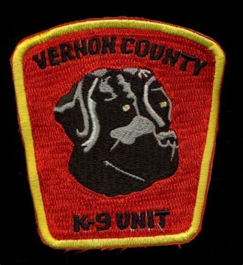 Vernon County Sheriff K 9 Unit Wisconsin Patch S 24 Ebay