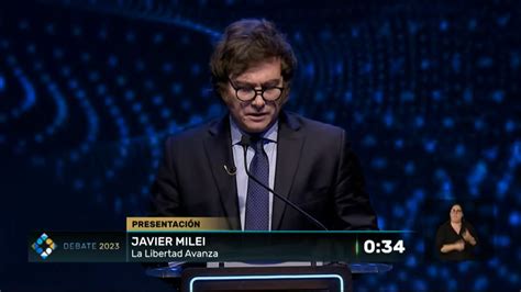 Debate Presidencial 2023 Javier Milei Prometió Que Reducirá Impuestos Y Cerrará El Banco