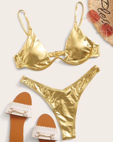 China Underwire Leather Swimwear Retro Thong Sexy Bikini For Women Summer China Swim Suits And