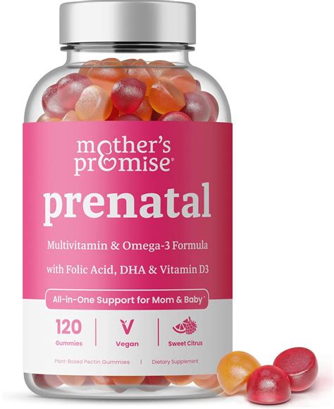 Amazon.com: Prenatal Vitamin Gummies with DHA and Folic Acid | Vegan