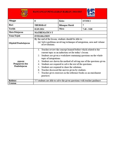 rancangan pengajaran matematik   career growth art
