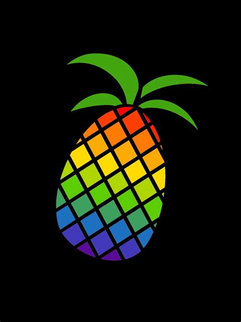 Gay Rainbow Pineapple Comment A Flag And I Will Do It R SubtleLGBTbackgrounds