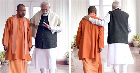 Opposition Reacts To Yogi Adityanaths Viral Pictures With Pm Modi