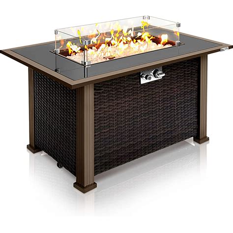 18 Mo Finance SereneLife Outdoor Propane Fire Pit Table Approved