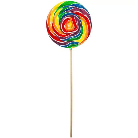 Swirly Rainbow Lollipop 6oz | Party City