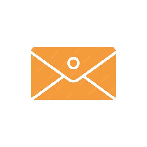 Premium Vector | Flat email icon on white background Vector