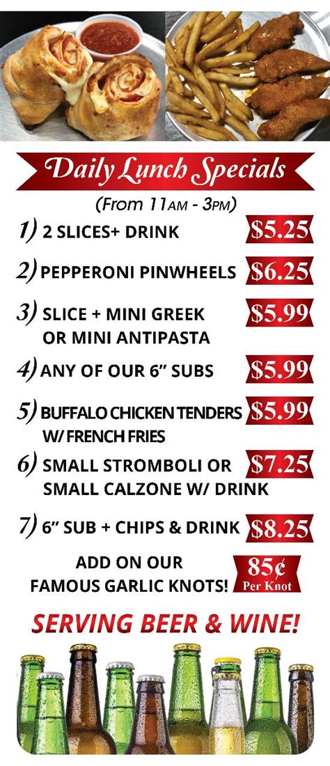 Specials | Alberto's Pizza Shop