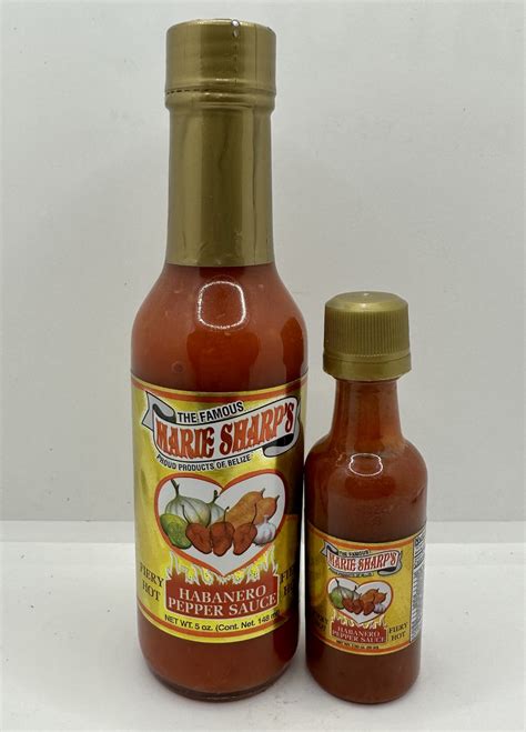 Marie Sharp S Habanero Pepper Sauce Fiery Hot Spice Bazaar