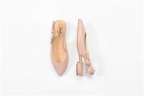 Nude Leather JK Ballerina Ballerì Sorrento