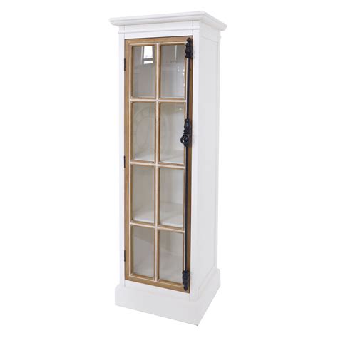 Make Your Home Look More Luxurious With Tall White Cabinet With Glass ...