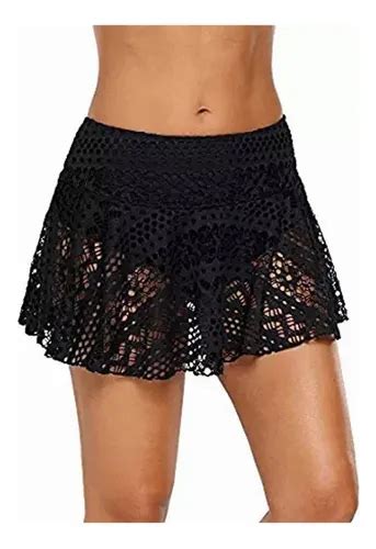Falda De Playa Encaje Falda De Bikini De Encaje Traje Baño Meses sin interés