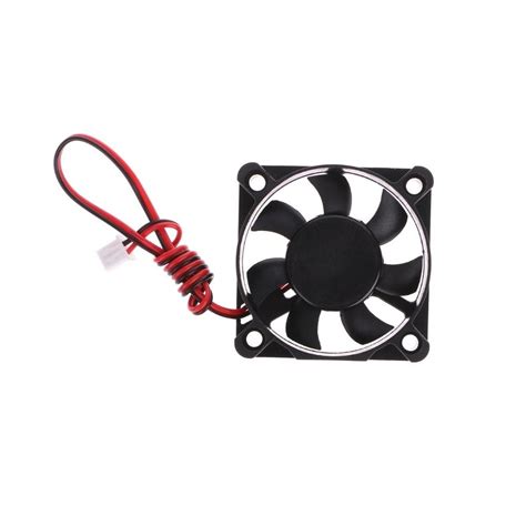 DC12V 5010 Double Ball Cooling Fan With 12CM Cable DarkOct02