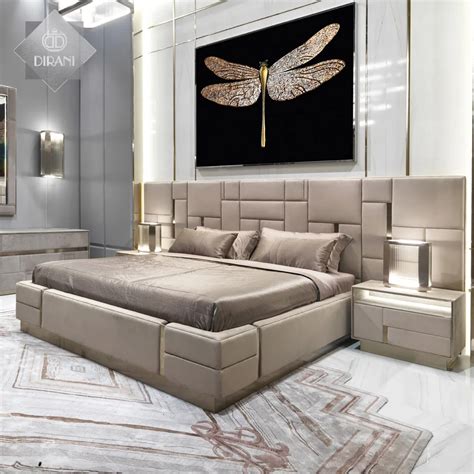 Luxury Italian Bedroom Set Furniture King Size Modern Italian Latest